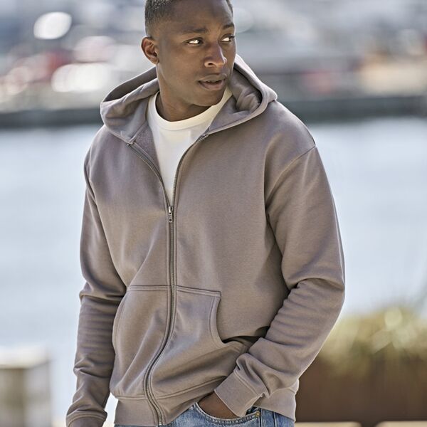 Tee Jays Unlabeled Hooded Full Zip Sweatshirt Thumbnail