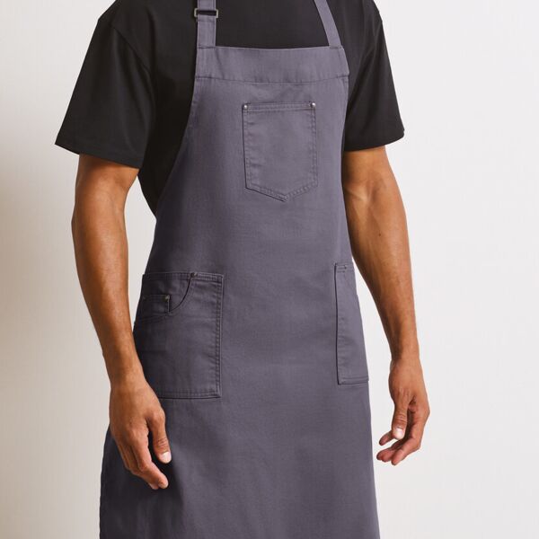 Chino cotton bib apron Thumbnail